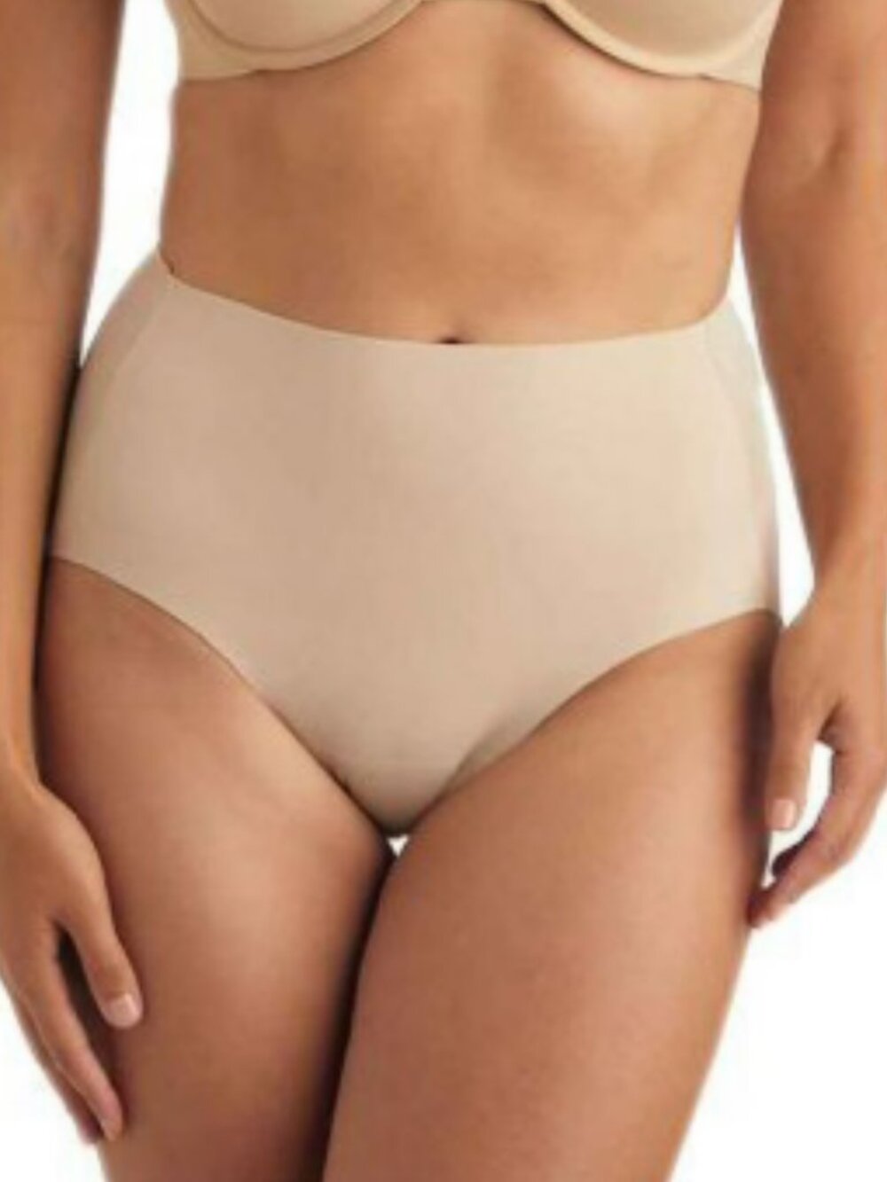 NEW Miraclesuit Light Shaping Brief Nude Seamless Tummy Control XL